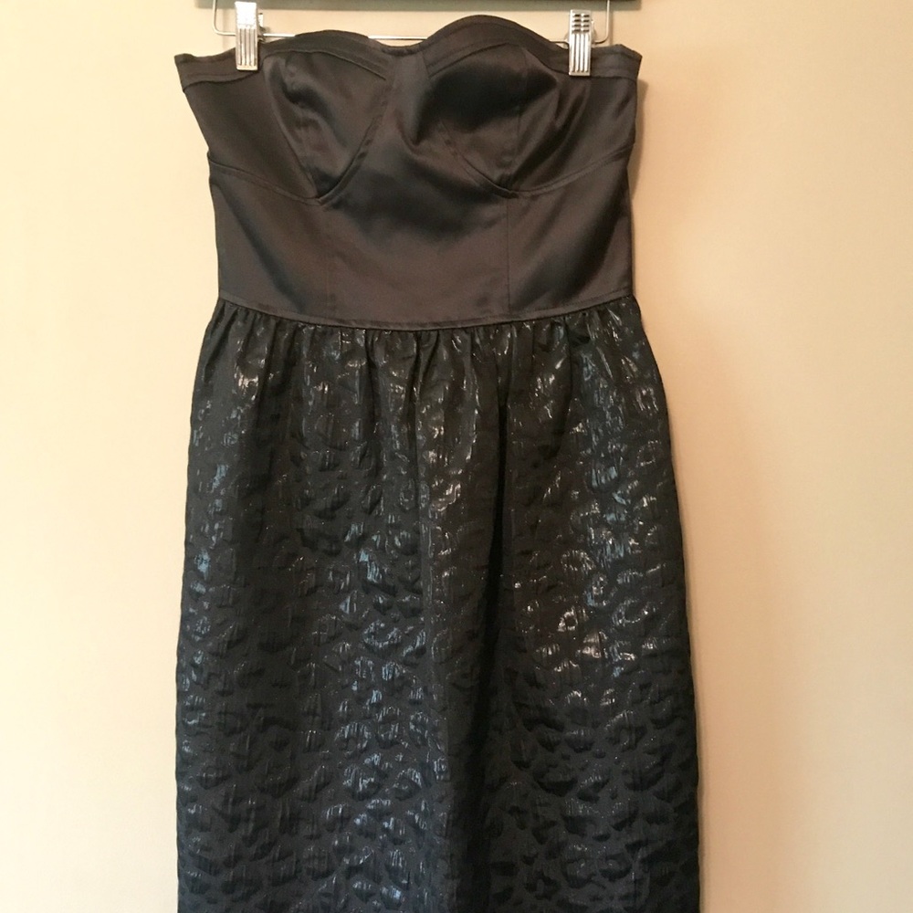 Kensie Strapless Black Dress